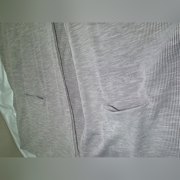 Donni Ribbed Knit Open Front Cardigan- One Size Fits Most Gray - Picture 4 of 10